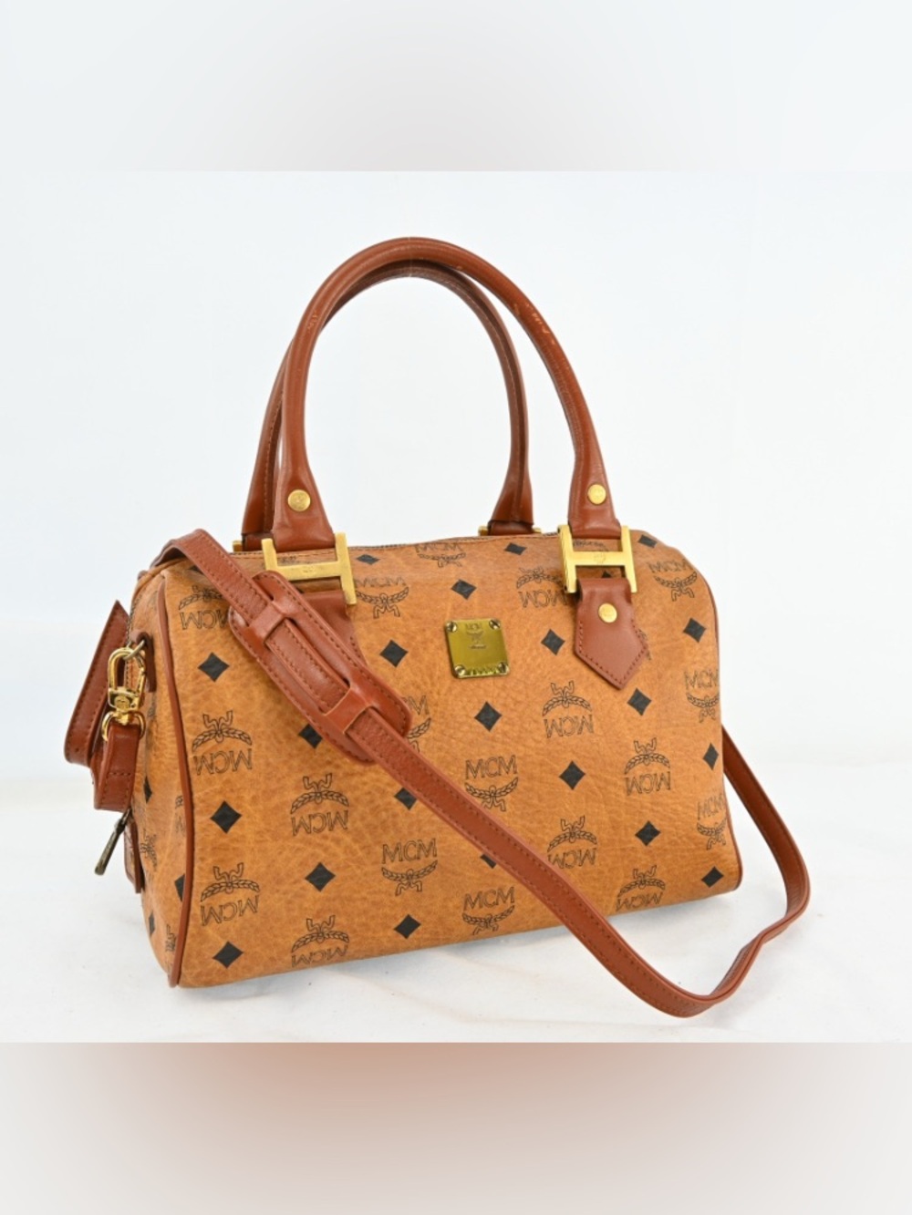 MCM - EUC - Visetos Boston Bag - Amazing Condition!